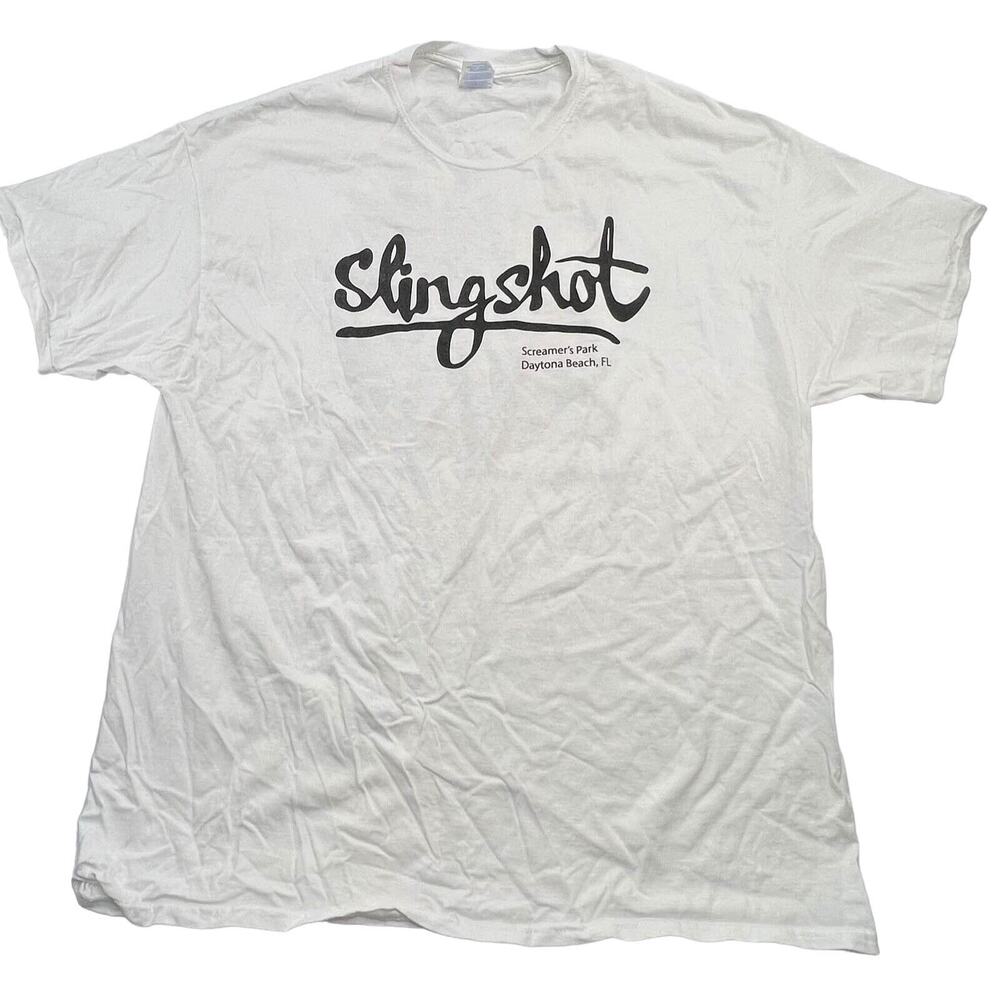 VTG I Survived the Slingshot Vomatron Old Town Daytona Florida Panama T Shirt XL